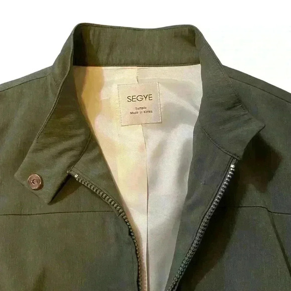 Segye Men's Suit Jacket Coat Zip-up Grey (please see measurements for si… - Picture 8 of 16